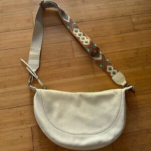 Faux leather bag from Anthropologie